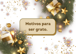 Motivos para ser grato